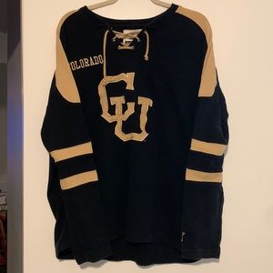 University of Colorado/ CU Boulder Vintage Hockey Sweater
